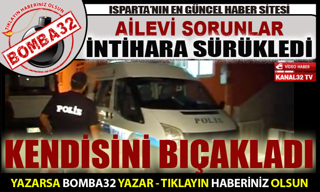 Ailevi sorunlar intihara sürükledi